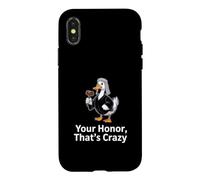 Your Honor That Crazy Funny Judge Duck Lawyer Case for iPhone X/XS