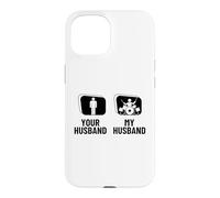 Your Husband My Husband Drum Set Wife Funny Drummer Case for iPhone 15