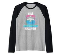 Your Information is Valuable Cyber Security Treasure Chest Raglan Baseball Tee