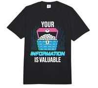 Your Information is Valuable Data Privacy Cybersecurity Comfort Colors Adult Heavyweight T-Shirt