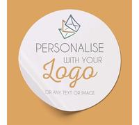 Your Invites Personalised Stickers Labels, Circle Stickers, Customised, Any Photo, Logo Colour Or Text. Various Sizes Matte Finish (45Mm)
