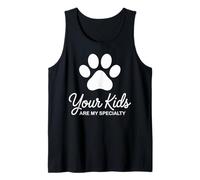Your Kids My Specialty Dog Walking Dog Trainer Pet Sitting Tank Top