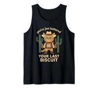 Your Last Biscuit Funny Cowboy Cat Tank Top