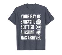 Your Little Ray of Sarcastic Scottish Sunshine Has Arrived T-Shirt, Men, Heather Blue, 6X-Large