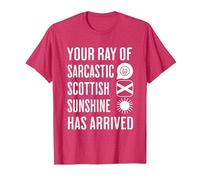 Your Little Ray of Sarcastic Scottish Sunshine Has Arrived T-Shirt, Men, Red Heather, 3X-Large