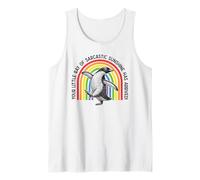 Your Little Ray of Sarcastic Sunshine Has Arrived Penguin Tank Top
