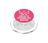 Your Little Ray Sarcastic Sunshine Has Arrived Funny Summer PopSockets PopGrip for MagSafe