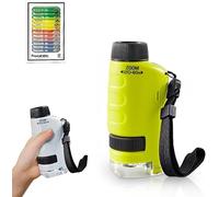 Your Little Scientist Microscope, 2026 New Miniscope Portable Microscope Kids, 60x-120x Pocket Microscope For Kids, Handheld Microscope For Science Experiments (Green)