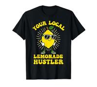 Your Local Lemonade Hustler Lemon Stand Funny Value Graphic T-Shirt, Men, Black, S
