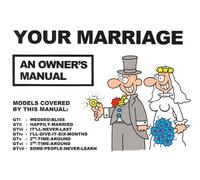 Your Marriage: An Owner's Manual - Funny Wedding Gift For Bride and Groom