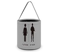 Your Mom My Mom Soilder Halloween Tricking Or Treating Bucket Bags Reusable Candy Basket Tote Pumpkin Party Favor Bag