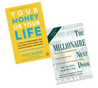 Your Money or Your Life Vicki Robin, Millionaire Next Door Thomas 2 Books Set