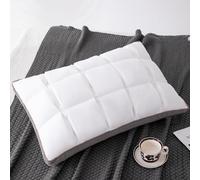 YOUR MOON Soft Pillow Standard Size for Sleeping, Super Soft Support Down Alternative Pillow, 100% Cotton Shell Luxury Comfy Fluffy Bed Pillows for Sleep(White)