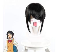 Your Name Cosplay Wig Mitsuha Miyamizu Costume Play Woman Adult Wigs Halloween Anime Game Hair KUZ425A