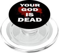 Your nine God inch Is nails Dead Atheist Metalhead Dogma Sin PopSockets PopGrip for MagSafe
