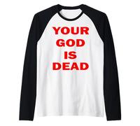 Your Nine God inch is Nails Dead Dark Metalhead Sin Heresy Raglan Baseball Tee