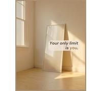 Your only limit is you: An 8.5″ × 11″, 100-page lined motivational notebook & inspirational journal to build self-belief, set goals, and unlock your potential