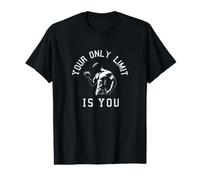 Your Only Limit is You - Bodybuilding Motivational Quote Value Graphic T-Shirt