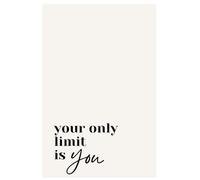 Your Only Limit Is You: Empowering Affirmations: Inspirational & Motivational Notebook