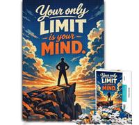 Your Only Limit Is Your Mind Vivid Jigsaw Puzzle for Adults, 1000 PCS
