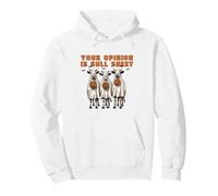 Your Opinion is Bull Sheet Ghost Costumed Cows Halloween Pullover Hoodie