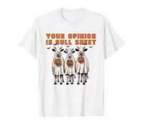 Your Opinion is Bull Sheet Ghost Costumed Cows Halloween T-Shirt