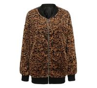 Your Orders Deal of The Day Buy Again Ladies Winter Coats Women's Flannel Leopard Print Long Sleeve Top Thicker Outerwear Plush Jacket Lightweight Quilted Warehouse Deals Clearance Returns