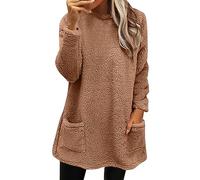 Your Orders Deal of The Day Buy Again Women's Sweatshirts Oversized Fleece Sweaters Thick Warm Fall Winter Crew Neck Pullover Jumpers Tops Casual Loose Fit Try Before You Buy Womens
