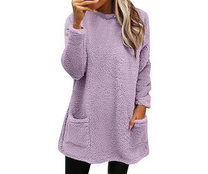 Your Orders My Account Black of Friday Women's Sweatshirts Oversized Fleece Sweaters Thick Warm Fall Winter Crew Neck Pullover Jumpers Tops Casual Loose Fit Ladies Clothing Sale Clearance Uk Only