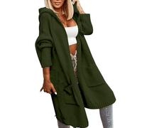 Your Orders Placed Recently by Me Gifts Crochet Cardigans for Women Womens Long Cardigans Cable Knitted Open Front Oversized Hooded Outerwear Sweater Coat Warehouse Deals Clearance Today