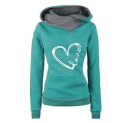 Your Orders Placed Recently By Me Gifts Tunic Sweatshirt for Women UK Women'S Hoodie Casual Slim Fit Hoodie Printed Love Plus Pullover Hoodie Ladies Plus Size (Green, M)