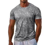 Your Orders Summer Tops for Men UK Men's Fashion Spring and Autumn Casual Short Sleeve Solid Color Long Sleeve T Shirt Top Mens T Mens Fashion Clothes Big and Tall Tops Grey