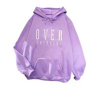 your orders uk European And American Solid Color Loose Ladies Sweater 2023 Spring And Autumn One Word Shoulder my orders account super value day items Purple