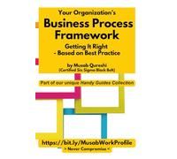 Your Organization's Business Process Framework - Getting It Right - Based on Best Practice: (Includes a Maturity Process Assessment Template) (MusabAtWork)