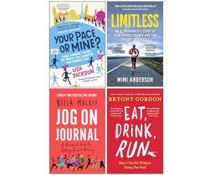 Your Pace or Mine?, Limitless, Jog on Journal & Eat Drink Run 4 Books Collection Set