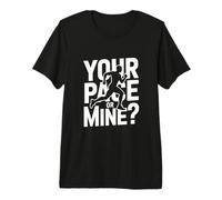 Your Pace Or Mine Running Motivation Athlete Premium T-Shirt