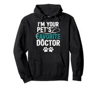 Your Pet's Favorite Doctor Vet Assistant Animal Veterinarian Pullover Hoodie