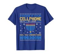 Your Phone was at 10 and Last 8 Days Funny Hanukkah T-Shirt