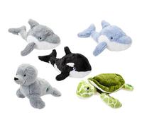 Your Planet Eco Plush Sea-life - 30.5 cm (1 Pc.) - Assorted Design Sustainable & Loveable, Perfect Eco-Friendly Gift for Kids and Adults