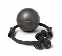 Your Reformer Pilates Prop Kit for Home Workouts- Includes Pilates Ring, Pilates Ball and 2.2 lb. Dumbbell Set-Black