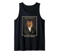 Your Royal Highness Funny Cat Graphic Tank Top
