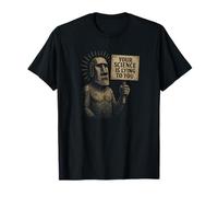 Your Science is Lying to You Shirt Moai Design Conspiracy T-Shirt