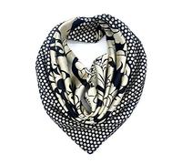 YOUR SMILE Silk Feeling Scarf Women's Fashion Pattern & Solid Color Large Square Satin Headscarf, 315, 35''x35''