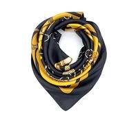YOUR SMILE Silk Feeling Scarf Women's Fashion Pattern & Solid Color Large Square Satin Headscarf, 325, Large