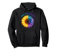 Your Story Matters Sunflower Teal Purple Suicide Awareness Pullover Hoodie