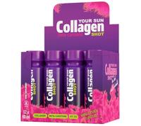 Your Sun Collagen Shot Mango Peach 12 x 80 ml Tan Accelerator Beauty Drink for Solarium and Sunbathing