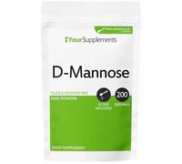Your Supplements - D Mannose Pure Powder 200g | Natural & Non GMO | Vegetarian & Vegan Friendly | Scoop Included