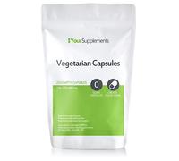 Your Supplements Empty Vegetarian Capsules - Size 0 (250Pack)