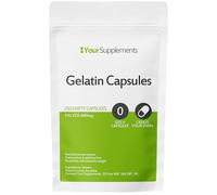 Your Supplements - Size 0 Empty Gelatin Capsules (250 Pack)
