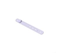 Your Tech Get Organized with a Set of 10 Reusable, Adjustable Silicone Cable Zipper Ties (Purple)